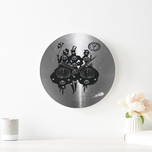 Proces Steampunk Silhouette Grote Klok (Huis)