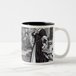Proces tegen Mary Queen of Scots Tweekleurige Koffiemok