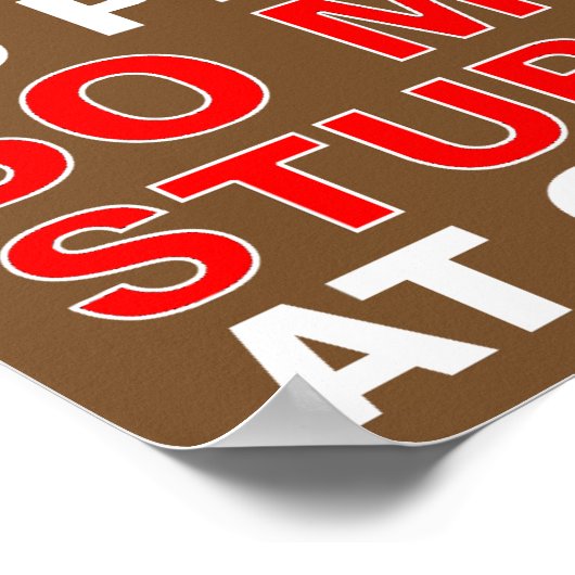 Proces uw Poster voor ondoorzichtig gebruik (Hoek)