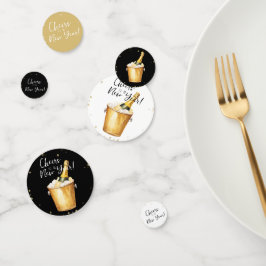 Proces van nieuwjaar confetti