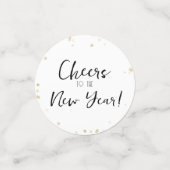 Proces van nieuwjaar confetti (Kleine voorkant)