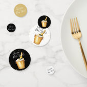 Proces van nieuwjaar confetti (Groep)