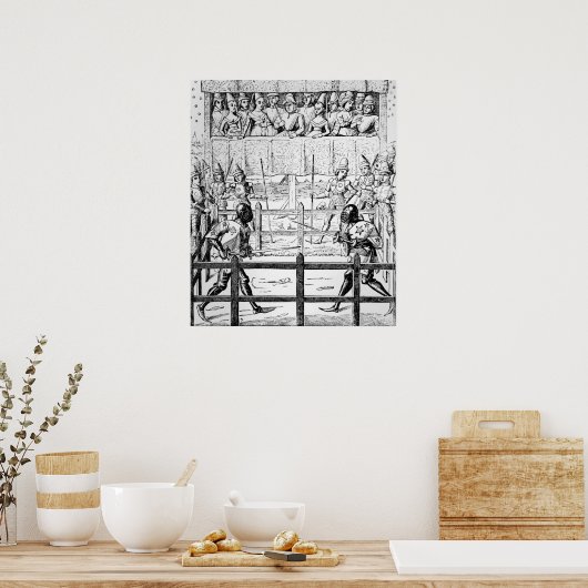 Proces van Ordeal - De Combat Poster (Keuken)