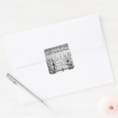 Proces van Ordeal - De Combat Vierkante Sticker (Envelop)