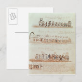 Proces van St. Patrick's Day Briefkaart (Voorkant / Achterkant)