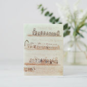 Proces van St. Patrick's Day Briefkaart (Staand voorkant)