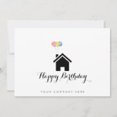 Proces-verbaal Happy Birthday Realtor Kaart (Voorkant)