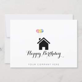 Proces-verbaal Happy Birthday Realtor Kaart