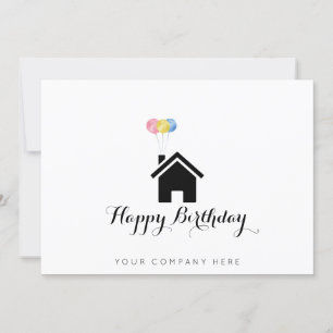 Proces-verbaal Happy Birthday Realtor Kaart
