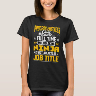 Procesingenieur Titel Werkgroep Mechanische engine T-shirt
