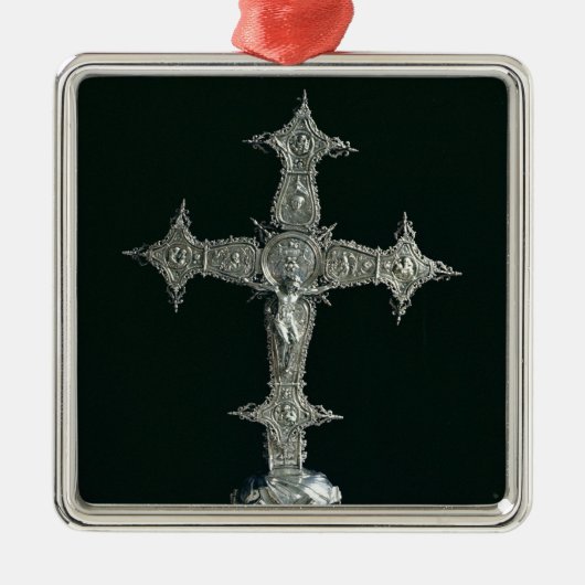 Proceskruis Metalen Ornament (Voorkant)