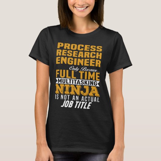 Process Research Engineer T-shirt (Voorkant)