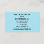 Process Server Stripe-Visitekaartje Visitekaartje (Achterkant)