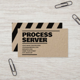 Process Service Kraft Visitekaartje
