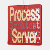 Processerver-extraordinaire Keramisch Ornament (Links)