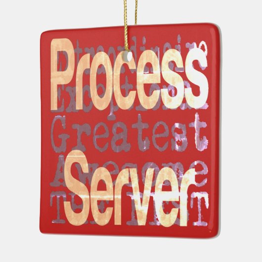 Processerver-extraordinaire Keramisch Ornament (Links)