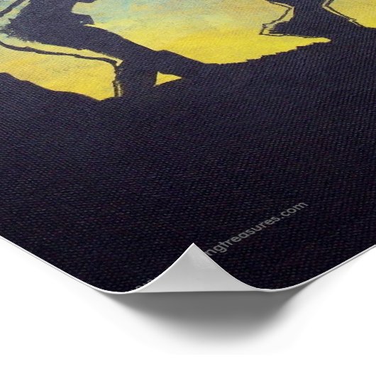 Processie aan het Breakfast Zombie Silhouette-post Poster (Hoek)