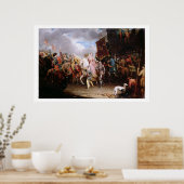 Processie aan Roiall Justs Holden in Smithfiel Poster (Keuken)