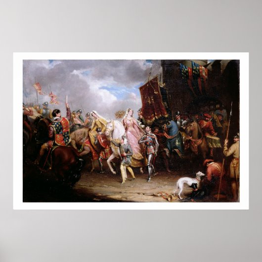 Processie aan Roiall Justs Holden in Smithfiel Poster (Voorkant)