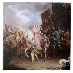 Processie aan Roiall Justs Holden in Smithfiel Tegeltje
