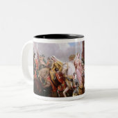 Processie aan Roiall Justs Holden in Smithfiel Tweekleurige Koffiemok (Voorkant links)