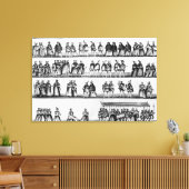 Processie bij de Christening van Prins Arthur Canvas Afdruk (Insitu (Woonkamer))