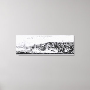 Processie Charles II Canvas Afdruk