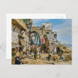 Processie in Jaffa | Gustav Bauernfeind | Briefkaart