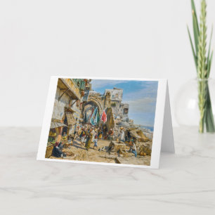 Processie in Jaffa   Gustav Bauernfeind   Kaart