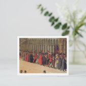 Processie op het St. Mark-plein, detail van musici Briefkaart (Staand voorkant)