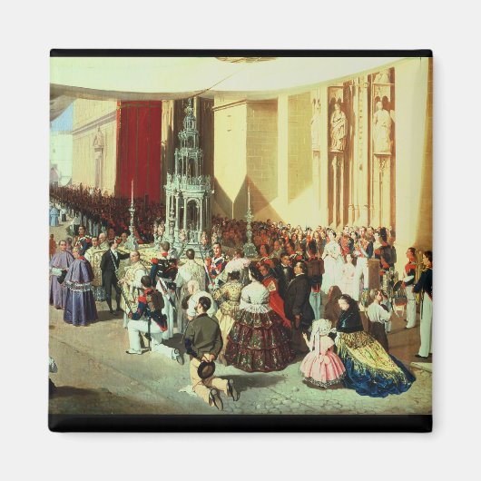 Processie van Corpus Christi in Sevilla Magneet (Voorkant)