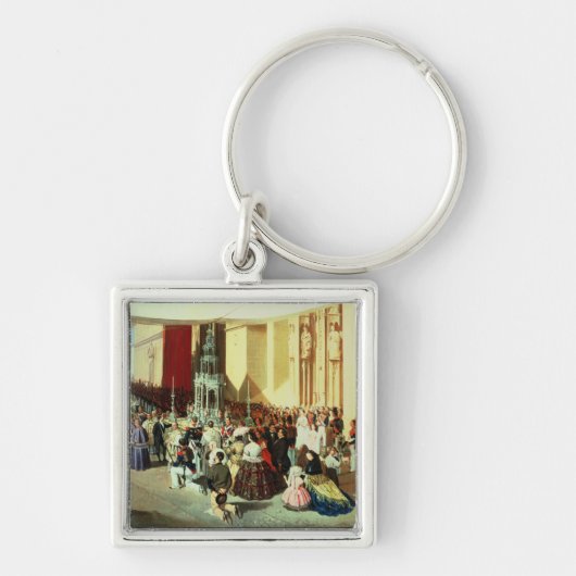 Processie van Corpus Christi in Sevilla Sleutelhanger (Voorkant)