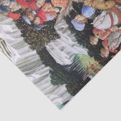 Processie van de Magus Melchior / Paardenrenners Tissuepapier (Detail)