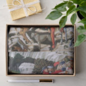 Processie van de Magus Melchior / Paardenrenners Tissuepapier (Geschenk)