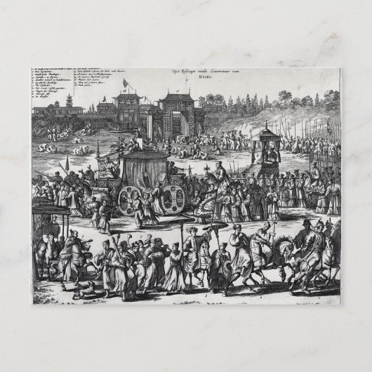 Processie van de poorten van Macau Briefkaart (Voorkant)