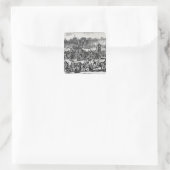 Processie van de poorten van Macau Vierkante Sticker (Tas)