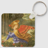 Processie van de Wijzen Engel door Benozzo Gozzoli Sleutelhanger (Achterkant)