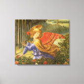 Processie van de Wijzen Engel van Benozzo Gozzoli Canvas Afdruk (Voorkant)