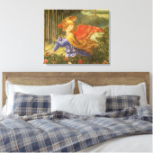 Processie van de Wijzen Engel van Benozzo Gozzoli Canvas Afdruk (Insitu (Slaapkamer))