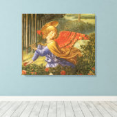 Processie van de Wijzen Engel van Benozzo Gozzoli Canvas Afdruk (Insitu (Houten vloer))