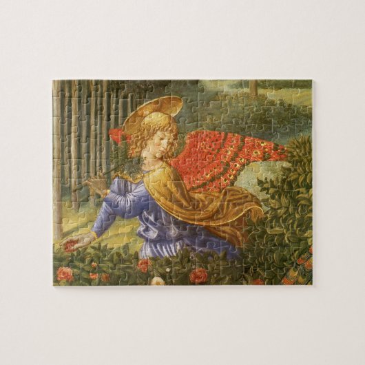 Processie van de Wijzen Engel van Benozzo Gozzoli Legpuzzel (Horizontaal)