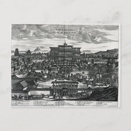 Processie van Macau, ter illustratie Briefkaart (Voorkant)