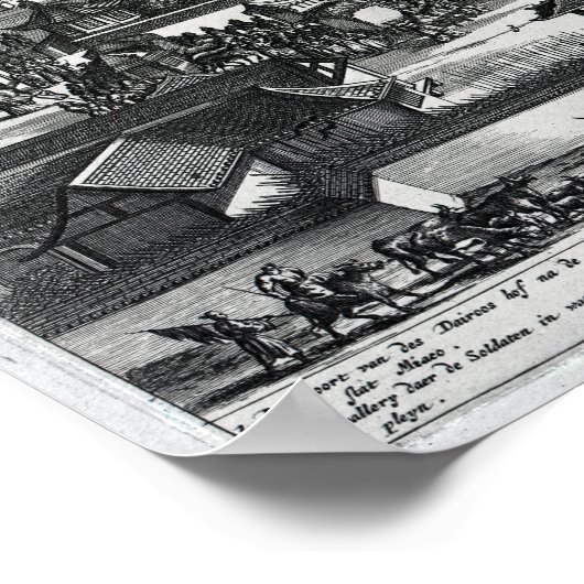 Processie van Macau, ter illustratie Poster (Hoek)