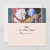 Processie van Magus Melchior,Paardruiters,Wilde Ka Kaart (Achterkant)