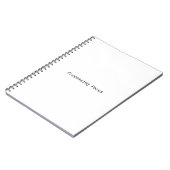 Processing Focus Minimalistisch Diep Werk Notitieboek (Linkerzijde)