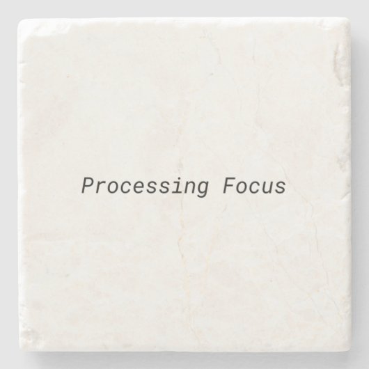 Processing Focus Minimalistische Onderzetter (Voorkant)