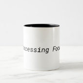 Processing Focus Minimalistische Twee-Tone Mok (Center)