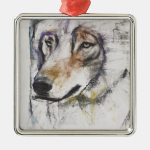 Processo Al Lupo Metalen Ornament