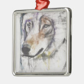 Processo Al Lupo Metalen Ornament (Links)