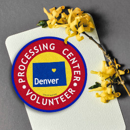Processorcentvrijwilliger - Denver, CO-patch